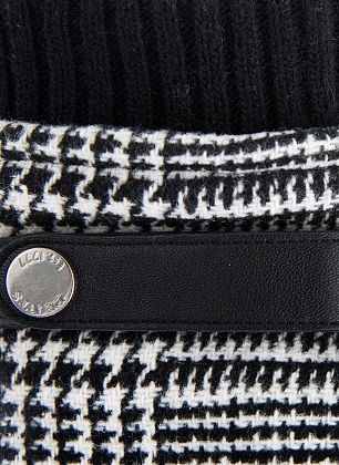 2Картинка Dents Women's Houndstooth & Leather Gloves
